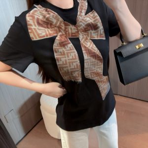 Luxury Fendi Short-Sleeved T-Shirt