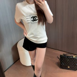 High Quality Chanel Stone Short-Sleeved T-Shirt