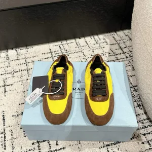 Reps Prada Running Shoes Nylon Sheepskin Suede Spring Early