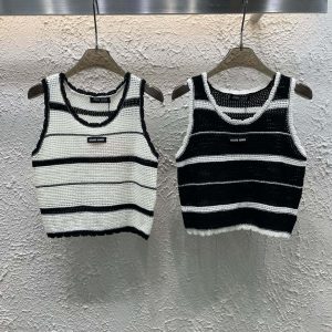 High Quality Luxury Miu Miu Vest