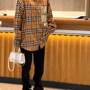 Luxury Aaa Burberry Plaid Shirt For Spring