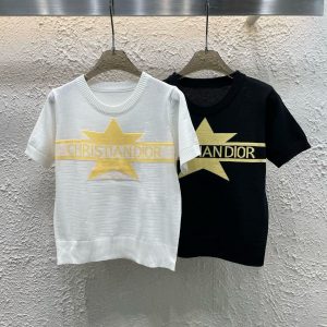 Aaa Dior Jacquard Short Sleeves