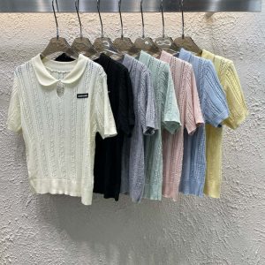 Luxury Miu Miu Short Sleeves
