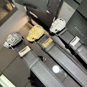 High Quality Reps Philipp Plein Belt Cowhide