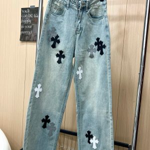 High Quality Chrome Hearts Leather Pants