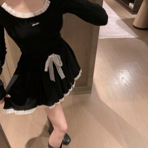 Designer Luxury Miu Miu Lace Suit