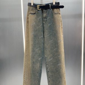 Designer Miu Miu Stone Pants