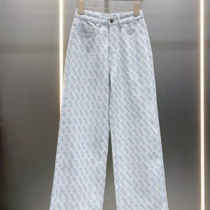 Luxury Miu Miu Jacquard Pants