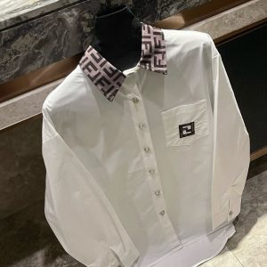 Luxury Fendi Long-Sleeved Shirt