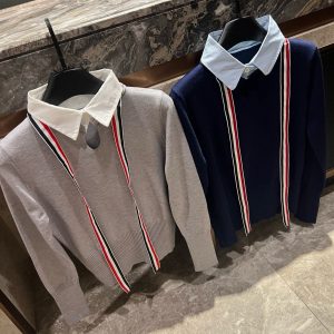 Luxury Thom Browne Long-Sleeved Shirt