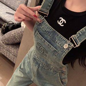 High Quality Chanel Denim Trousers