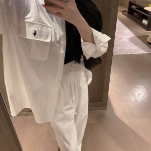 Aaa Ralph Lauren Linen Long-Sleeved Shirts