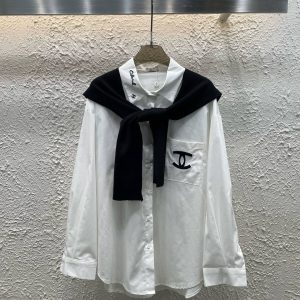 Designer Aaa Chanel Long-Sleeved Shirt