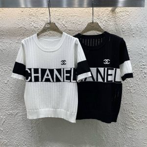 Luxury 1:1 Chanel Jacquard Short Sleeves