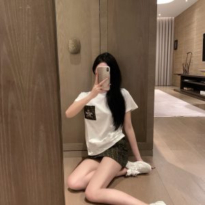 Aaa Fendi Jacquard Short-Sleeved Shirts