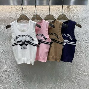 High Quality Dior Jacquard Vest
