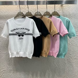 High Quality 1:1 Dior Jacquard Short Sleeves