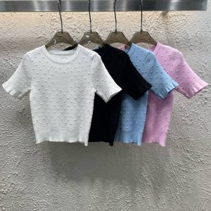 Luxury Chanel Short Sleeves