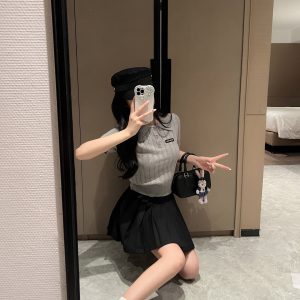 1:1 Aaa Miu Miu Short-Sleeved Shirts