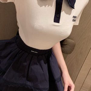 Designer High Quality Miu Miu Lace Skirts