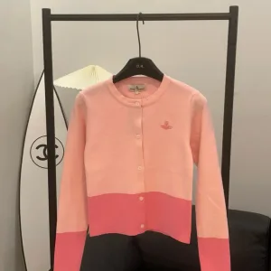 High Quality Vivienne Westwood Wood Long-Sleeved Cardigan