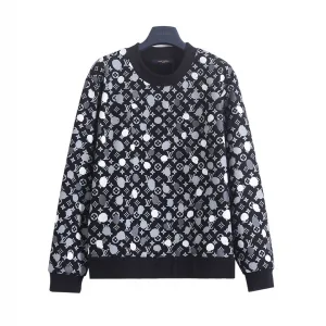 AAA Louis Vuitton Sweatshirt Ash Screen Printing