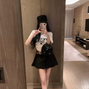 1:1 Aaa Prada Jacquard Short-Sleeved Shirts