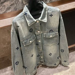 Luxury Louis Vuitton Denim Outerwear