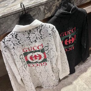 Designer High Quality Gucci Lace Shirt