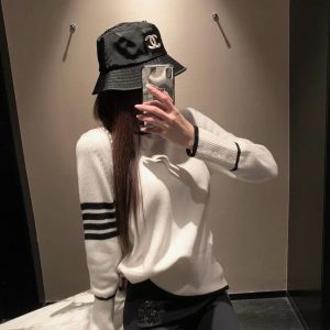 High Quality Luxury Thom Browne Jacquard Long-Sleeved