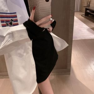 Luxury 1:1 Thom Browne Stone Long-Sleeved Shirt