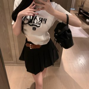 High Quality Aaa Prada Short Skirt