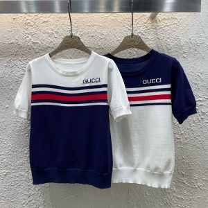 1:1 Luxury Gucci Jacquard Short Sleeves