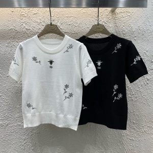Luxury Designer Dior Short Sleeves