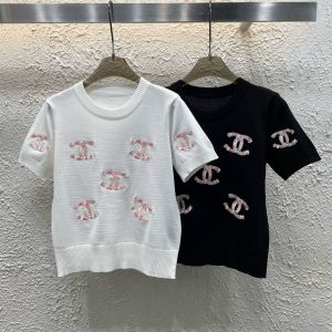 High Quality Luxury Chanel Short Sleeves