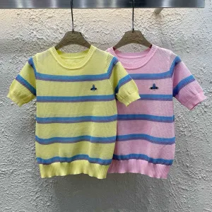 1:1 Designer Vivienne Westwood Wood Short Sleeves