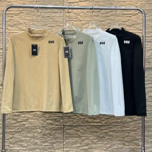 AAA High Quality Helly Hansen Long Sleeves Red Clean Lines Simple Design Sports And Leisure Spring