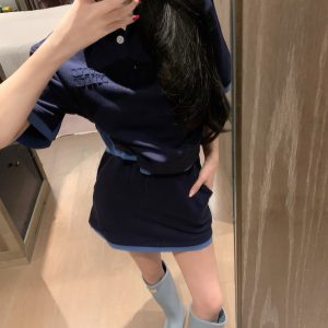 High Quality Miu Miu Short-Sleeved Shirt
