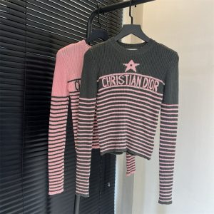 Luxury Aaa Dior Jacquard Long-Sleeved