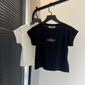 Luxury Aaa Calvin Klein Foam Short-Sleeved T-Shirt