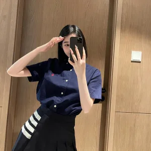 High Quality Designer Ralph Lauren Cotton Short-Sleeved Shirt For Spring