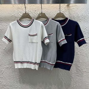 1:1 Thom Browne Jacquard Short Sleeves