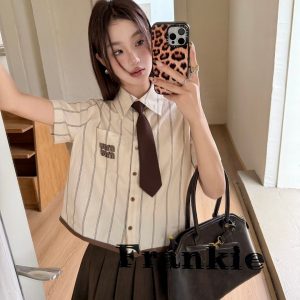 High Quality Miu Miu Short-Sleeved Shirt
