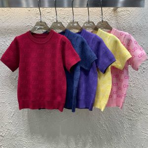 Luxury Gucci Jacquard Short Sleeves