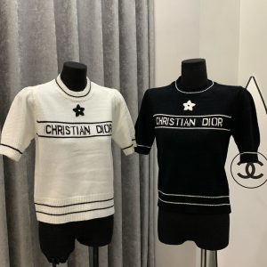 Luxury High Quality Dior Jacquard Short Sleeves