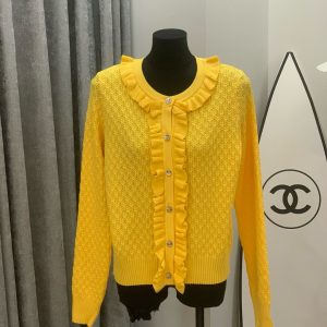 Luxury Aaa Chanel Lace Long-Sleeved Cardigan