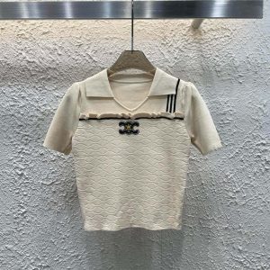 High Quality Celine Lace Short Sleeves