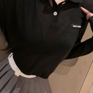 High Quality 1:1 Miu Miu Long-Sleeved Base Layer