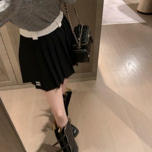 1:1 Aaa Miu Miu Short Skirt