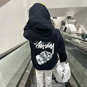 Reps Stussy Hoodie Ash Cotton Pure